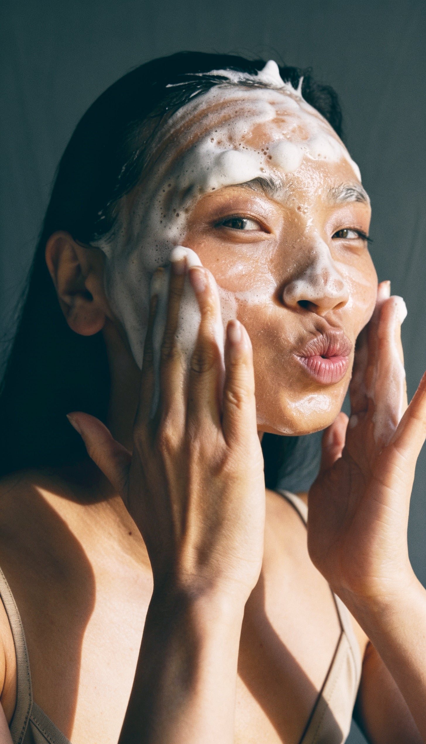 Botanical foam cleanser