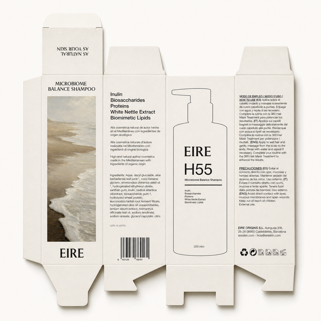 Shampoo Riequilibrante per il Microbioma H55
